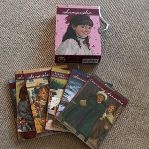 American Girl Samantha Book Collection with Samantha’s favorite things game